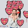 thumbnail image 5 of PMU Valentine’s Day Happy Heart Day 18 Inch Mylar-Foil Balloon with 78ft Ribbon Valentine's Day, Proposal, Special Events, Photo Props Party Decoration and Accessories (25/Pkg) Pkg/1, 5 of 8