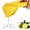 Yellow, variant on Xlhshop Ergonomic Handheld Lemon Lime Squeezer, Efficient Manual Citrus Juice Presser, Sturdy Flat Fruit Juice Extractor, Easy Squeeze Juicer for Lemon, Lime, Orange, Citrus and Fruits