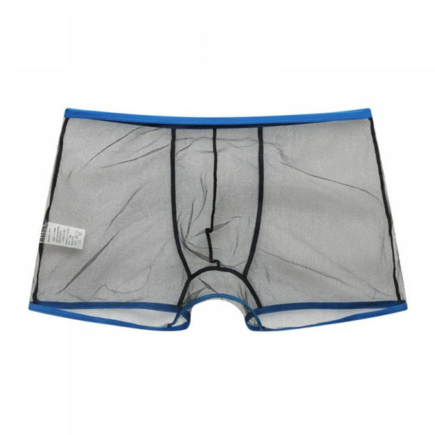 EleaEleanor 1 PC Sexy Mesh See Through Men Boxers Shorts Breathable ...