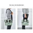 thumbnail image 6 of Lunch Bag Portable Crossbody Meal Bag Cooler Bag Insulated Lunch Bag Food Bag Handheld & Crossbody Design Green Semicircle Seamless, 6 of 6