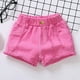thumbnail image 2 of Odeerbi 1-15 Años Niños Niñas Verano Pantalones Cortos Vaqueros Rasgados Dobladillo Crudo Pantalones Cortos Vaqueros de Pantalones Cortos Con Botones Y Bolsillo, 2 of 8
