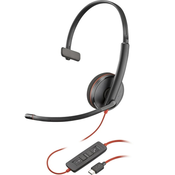 Auriculares con cable Blackwire 3210 USB-C + Adaptador USB-C/A