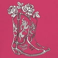 thumbnail image 3 of Country Girl Boots T-Shirt Vintage Cowgirl Western Floral Southern Rustic Country Style Cute Roses Rodeo Women's Tee, 3 of 7