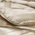 thumbnail image 4 of Btargot Satin Silky Soft Luxury King Comforter Set Solid Cooling Lightweight Bedding Set Champagne, 4 of 9