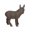 thumbnail image 4 of Garden Decor Animal Statue Standing Brown Donkey Looking Left Statue, 4 of 5