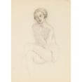 thumbnail image 2 of Frederick Carl Frieseke 11x14 Black Ornate Wood Framed Double Matted Museum Art Print Titled: Sketchbook, Sketch 4 (ca. 1921-1930), 2 of 5
