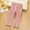 Pink#2, variant on Utoimkio Toddler Baby Girls Summer Cropped Pajama Pants Elastic Waisted Pajama Bottom Lounge Pants for Kids Toddler Girls