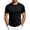Black, variant on Miqool Men's Athletic T-Shirt Short Sleeve Crew Neck Moisture-Wicking Mesh Panel Quick Dry Workout Top Lightweight Stretch Gym Running Tee
