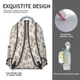 thumbnail image 3 of Yellow Sunflower Print Ergonomic Backpack - Waterproof & Spacious for School & Travel, 3 of 6