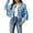 A-Sky Blue75, variant on Bibifish Womens Jackets Fringe Faux Leather Jackets Long Sleeve Lapel Neck Fall Winter Trendy Tassel Motorcycle Cropped Coats