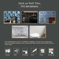 thumbnail image 5 of LLC Waterproof Blue PVC Self Adhesive Tile Stickers for Bathroom and Kitchen - 20 Pieces, 20x20cm, 5 of 5