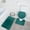 C, variant on 3 Piece Rock Memory Foam Bathroom Mat Set Flannel Embossed Rug Mat Toilet Lid Cover 19 Seat Cushion,A,Polyester