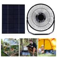thumbnail image 4 of Btafrte Panel Solar 7W Y 6V Con Extractor USB 8 Pulgadas Ventilador para Corral para Gallinero para, 4 of 9