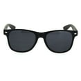 thumbnail image 2 of Love Heart Print Arm Hipster Black Horn Rim Sunglasses Matte Black Black, 2 of 4