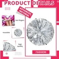 thumbnail image 3 of LINLIN cheer pom pom, 20PCS Cheerleading Pom Poms, Premium Metallic Pom Poms Set Cheering Hand Flowers Handle Dance Pom Poms Cheering Squad Pompoms for Football Basketball Cheers, 3 of 7
