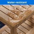 thumbnail image 6 of DEXTRUS Shower Bench with Storage Shelf, Waterproof HIPS Shower Stool with Non-Slip Pads, Natural, 6 of 9