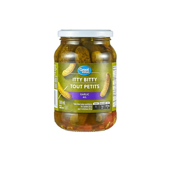 Great Value Garlic Itty Bitty Pickles