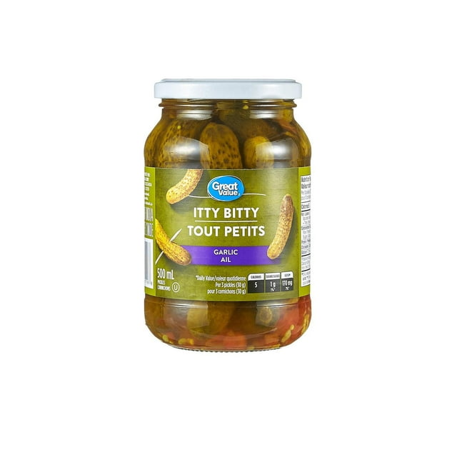 Great Value Garlic Itty Bitty Pickles