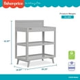 thumbnail image 4 of Fisher Price by Dream On Me Sanibel Changing Table, Pebble Grey, 4 of 6