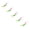 C-5Pcs, variant on 5 Pcs Fishing Lures 2.48", 3D Eyes Hard Plastic Crankbait, Minnow Wobbler Bass Pike-Specific Slow Sinking Micro Hard Baits with Single Hooks, Freshwater Saltwater River Lake Fishing