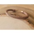 thumbnail image 2 of HLONK Pure Copper Bracelet - Mesh Solid Copper Cuff Bangle, 2 of 3