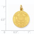 thumbnail image 2 of 14K Yellow Gold U.S. Army Insignia Disc Pendant, 2 of 2