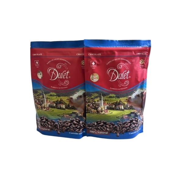 Lactosuero en Polvo 2 Pack Dulet Chocolate 450 Gr c/u Original sellado