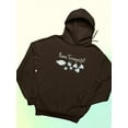 thumbnail image 3 of Buon Ferragosto Seafood Doodles Hoodie Women -Image by Shutterstock, Female 3X-Large, 3 of 4