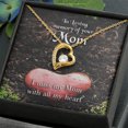 thumbnail image 5 of To Mom Remembrance Message I Miss my Mom Forever Necklace w Message Card, 5 of 20