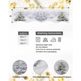 thumbnail image 6 of Winter Fireplace Mantel Scarf Table Runner,Christmas Forest Snowy Pine Tree Snowflake Winter Garland Mantel Top Tablerunners Dresser Scarves Cover Decorations for Windows Party Living Room 70''x17'', 6 of 6