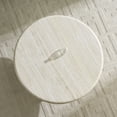 thumbnail image 6 of Kevinplus 35 Inch Fiberglass Round Coffee Table for Living Room Vintage Table,Imitation Stone Table front of the Sofa, Office, Apartment, No Need Assembly, 6 of 12