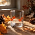 thumbnail image 4 of Halloween Drinking Glass, Embossed Clear Tumbler 4.0 x 3.6 x 3.3 in for Water and Party Decor, Pumpkin Design, 4 of 7