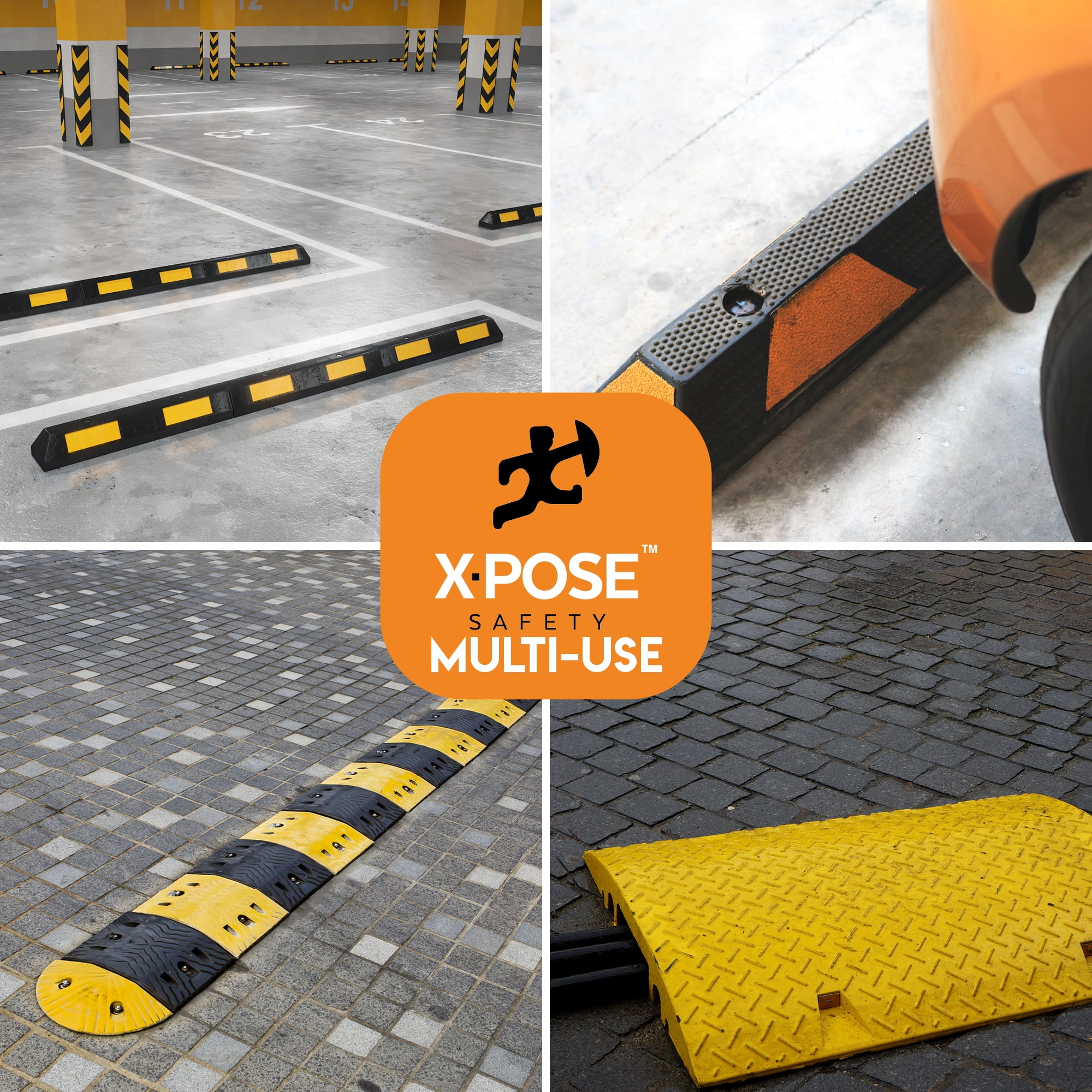 Rebar Stakes - 14 inch Metal Spikes 1/2 inch Diameter -100 Pack Rebar Support - by Xpose Safety