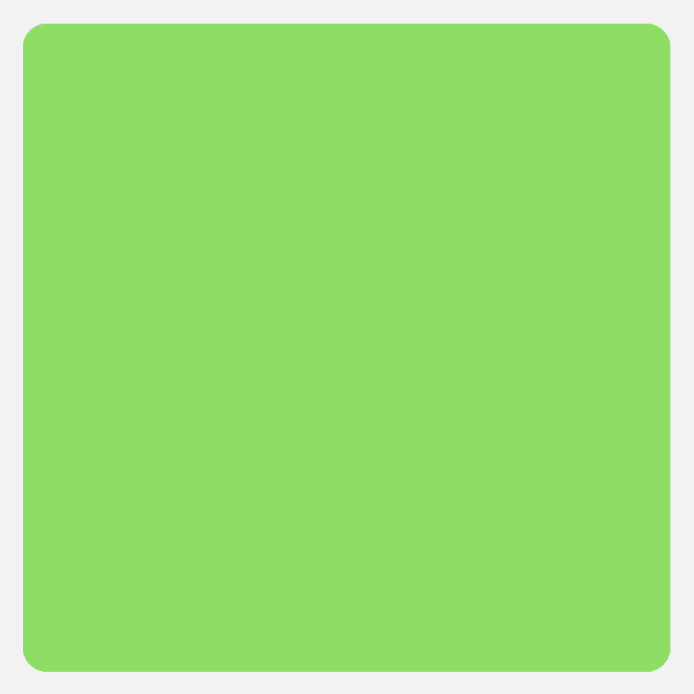 JAM Paper Standard Label Rolls, Square, 3 x 3, Neon Green, 125 Labels/Roll