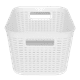 thumbnail image 2 of Set de 6 Canastas Organizadoras Tipo Rattan IPP Blanco, 2 of 3