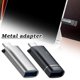 thumbnail image 3 of LUVCLS Adaptador de metal compatible con interfaces tipo C y USB Auriculares digitales USB Flash D, 3 of 6