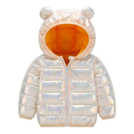 

Child Sweater Toddler Boys Girls Winter Windproof Lightfuls Colours Bear Ears Hooded Jacket Kids Warm Outerwear Coat