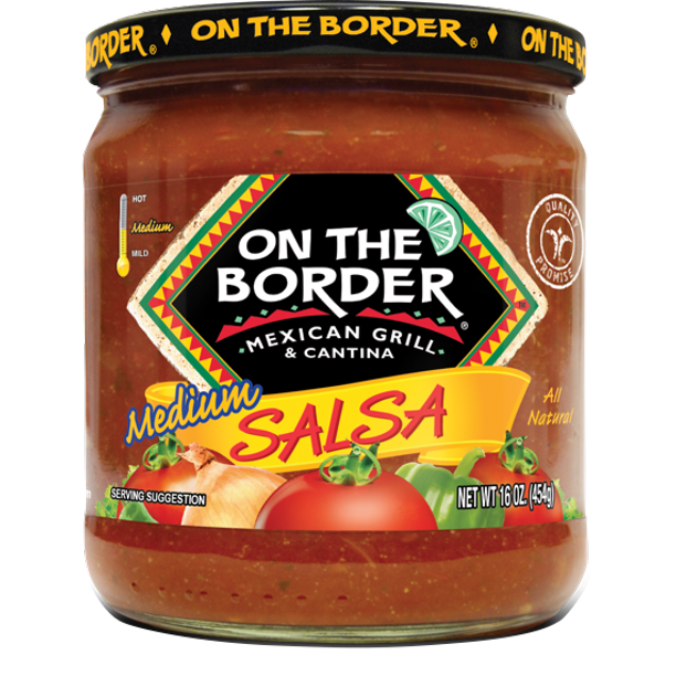 On The Border Medium Mexican Grill & Cantina Salsa, 15.5 Oz. Walmart