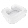 thumbnail image 1 of Portable Shampoo Hair Wash Basin Inflatable PVC Shampoo Bowl for Bedridden Elderly Disabled with 1M Drainage Pipe Lightweight Foldable, 1 of 7