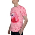 thumbnail image 6 of Unisex Kirby 3d Graphic Print Shirts For Mens Womens Casual Short Sleeve Tee Shirts Top, 6 of 7