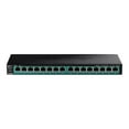 thumbnail image 3 of TRENDnet TPE-TG161H Switch Gigabit PoE Plus 16 Ports - Ports Gigabit PoE Plus 16 X - Budget PoE 120W - jusqu'à 30W par Port - Supports de Montage en Rack 1U 19 Po Inclus & Protection à Vie Sans Ventilateur, 3 of 7