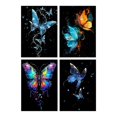 thumbnail image 3 of Wweixi 4x Scratch Paper Art Set Educational Childrens Crafts Kits Projects for Game Butterflies 21x29.5cm, 3 of 6