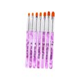 thumbnail image 4 of Houderco 7Ud De Pinceles Uv Para En Color Con 7 Puntas Para Detallado Y En Gel, 4 of 8
