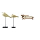 thumbnail image 1 of Figuras modernas de pájaros de madera y esculturas de sofás en miniatura para escritorios, dormitorios, entradas, decoración de interiores y muebles p, 1 of 8