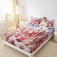 thumbnail image 4 of Homewish Kids Children Merry Christmas Twin Sheet Sets 3pcs,Xmas Nutcracker Twin Fitted Sheet Microfiber,Happy New Year Breathable Flat Sheet,Lightweight Room Decor, 4 of 7