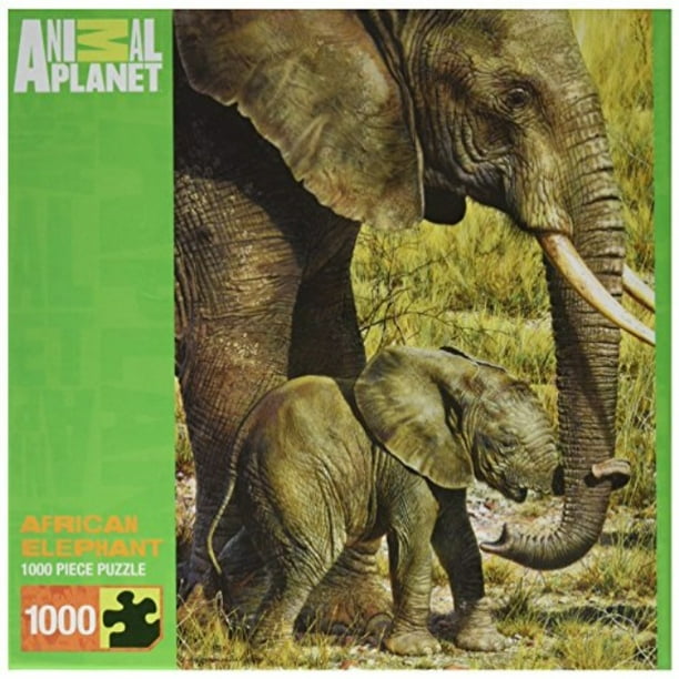 MasterPieces Animal African Elephant Jigsaw Puzzle, 1000Piece