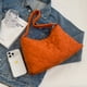 thumbnail image 4 of Bolsa de axila acolchada de tela para mujer a la moda para regalo de cumpleaños (naranja) Tmvgtek Para Estrenar, 4 of 9