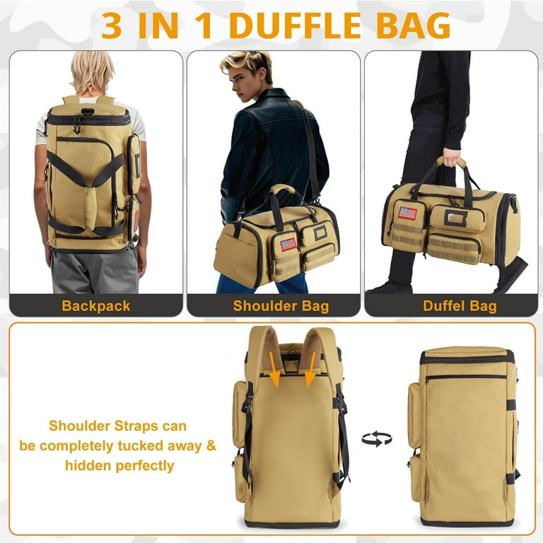 27.5In Expandable Gym Bag For Men,58L Large 3 in 1 Sports Travel Duffle Bag With Shoes Compartment,Water Resistant Sports Gym Tote Bags Multi-functional Travel Backpack Overnight Bag - Walmart.com 27.5In Expandable Gym Bag For Men,58L Large 3 in 1 Sports Travel Duffle Bag With Shoes Compartment,Water Resistant Sports Gym Tote Bags Multi-functional Travel Backpack Overnight Bag - Walmart.com