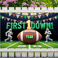 thumbnail image 5 of Yatrandify Football Field Birthday Banner Sports Design Touchdown Celebration for Kids Party Celebration Outdoor Event, 5 of 8