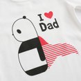 thumbnail image 6 of Baby Bodysuits Baby Boy Clothes Baby Girls' Clothing Short-Sleeved Baby Onesies I Love Mom Dad Newborn Onesies Infant Bodysuits Gender Neutral Baby Clothes For 0-24month, 6 of 7